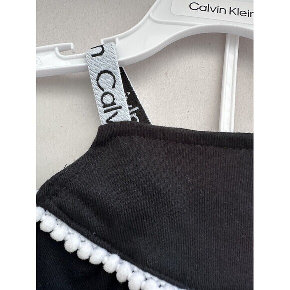 Calvin Klein Baby Girls Tank & Shorts 2-Piece Set Deep Black Size 12M - Picture 3 of 8